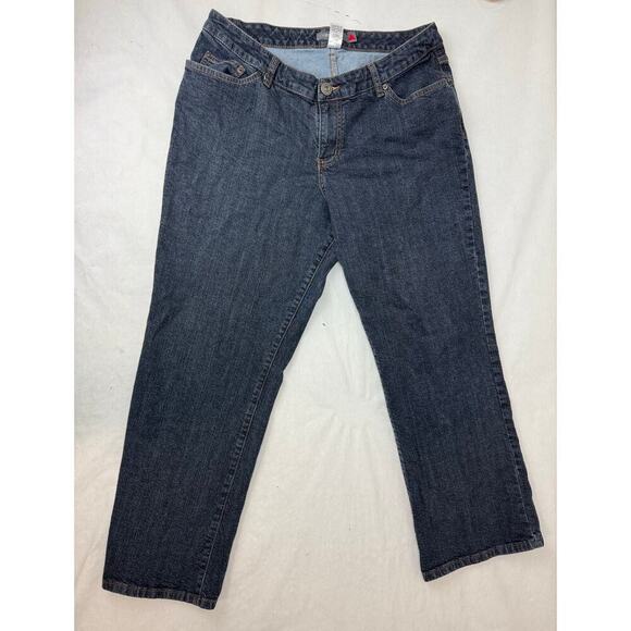 Lane Bryant Venezia Stretch Bootcut Jeans Relaxed Plus Size Petite - Size 2 P - Picture 1 of 7